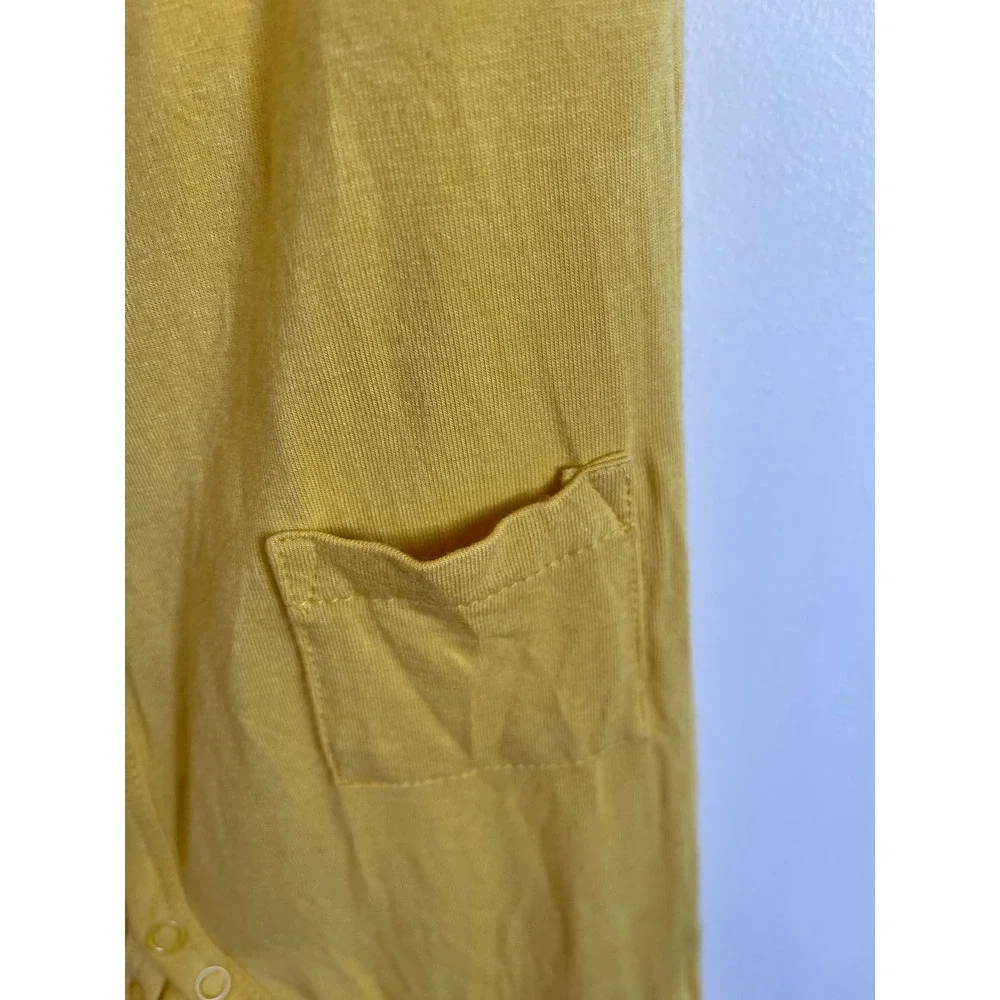 Kyte Baby Sleeveless Romper Marigold Yellow Bamboo 12-18‎ Months